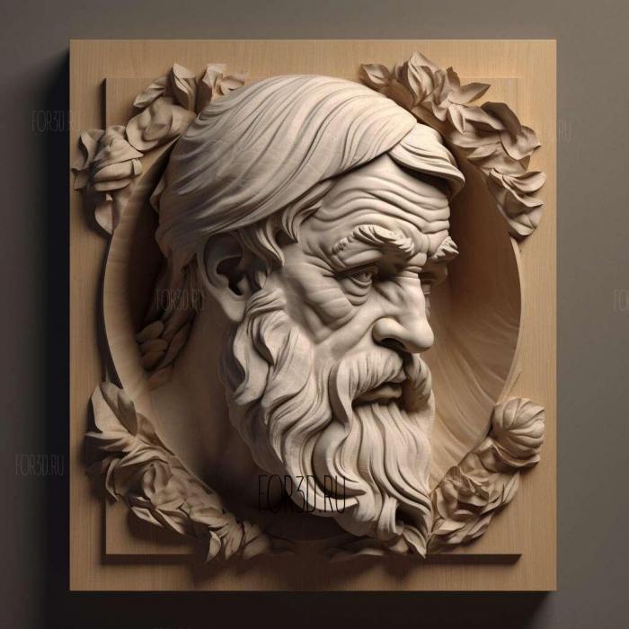 Socrates Type B 2 stl model for CNC